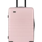 roze koffer