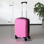 roze koffer