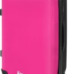 roze koffer