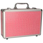 roze koffer